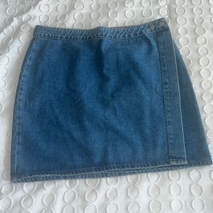 NWOT DENIM WRAP SKIRT|  UK 18